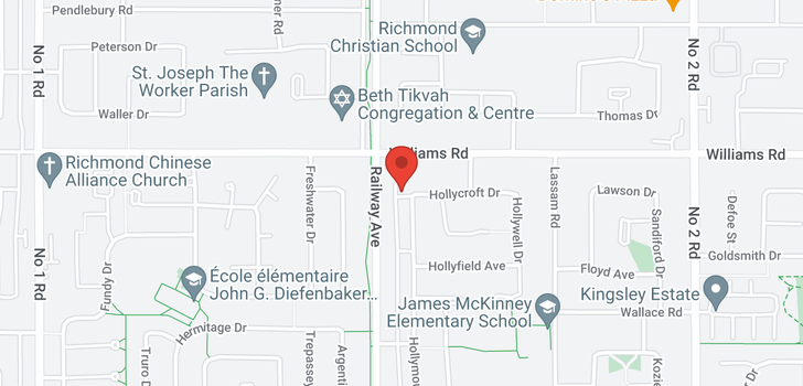map of 10111 HOLLYMOUNT DRIVE
